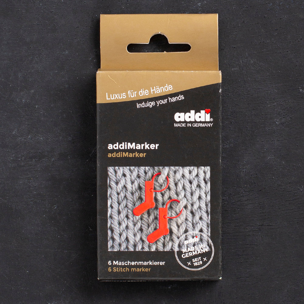 AddiMaker 6 Adet Çorap Şeklinde İlmek Belirleyici - 408-2